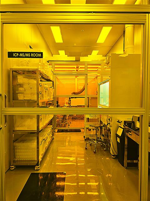 主要委託先でのＩＣＰ－ＭＳ／ＭＳ（クリーンルーム　Ｃｌａｓｓ　１００）