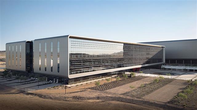 アリゾナでは第３工場に着工し、追加投資も決定した（写真はＴＳＭＣの提供）