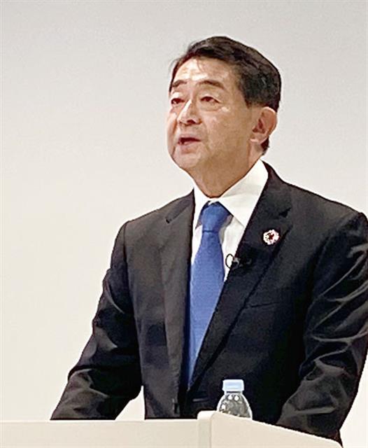 「最もアグレッシブな計画に修正」したと語る橋本社長