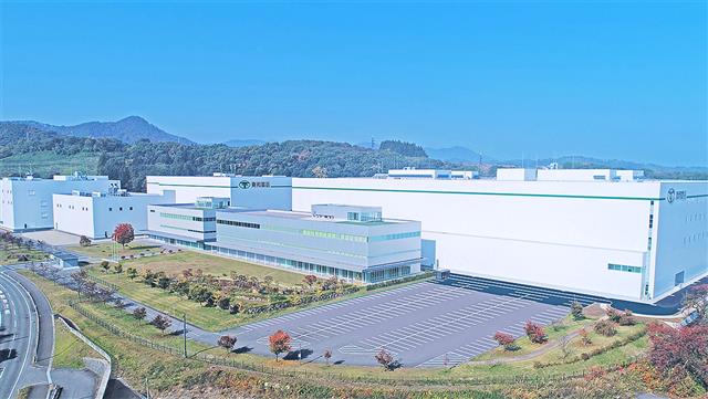 東和薬品の山形工場第三固形製材棟